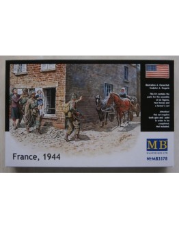 MASTER BOX 1/35 SCALE PLASTIC MODEL KIT 3578 - WW II ERA - FRANCE, 1944