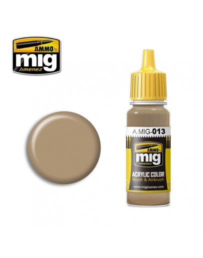 MIG AMMO ACRYLIC PAINT - A.MIG-0013 - RAL 8000 GELBBRAUN (17ML)