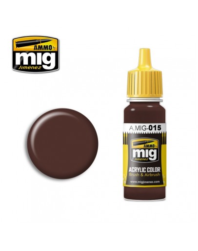 MIG AMMO ACRYLIC PAINT - A.MIG-0015 - RAL 8017 SCHOKOBRAUN (17ML)