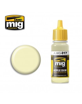 MIG AMMO ACRYLIC PAINT - A.MIG-0017 - RAL 9001 CREMEWEISS (17ML)