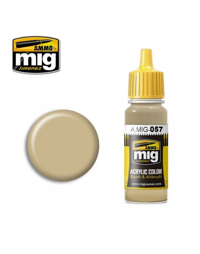 MIG AMMO ACRYLIC PAINT - A.MIG-057 - YELLOW GREY (17ML)