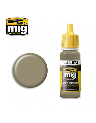 MIG AMMO ACRYLIC PAINT - A.MIG-0072 - DUST (17ML)