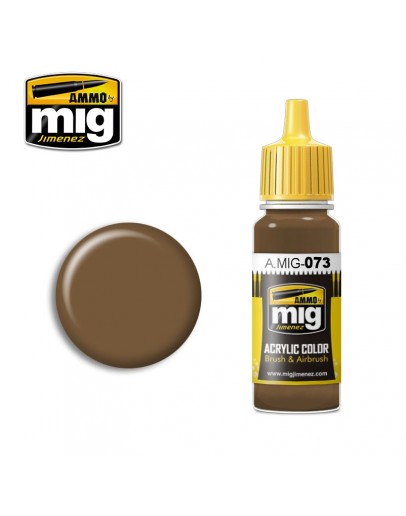 MIG AMMO ACRYLIC PAINT - A.MIG-0073 - EARTH (17ML)