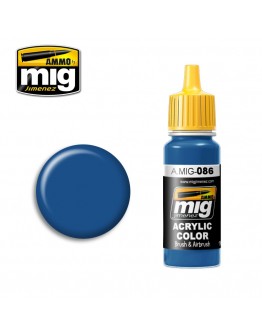 MIG AMMO ACRYLIC PAINT - A.MIG-0086 - BLUE (RAL5019) (17ML)