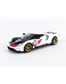 MINI GT 1/64 SCALE DIE-CAST MODEL CAR MGT00313 - 2021 FORD GT #98 KEN MILES HERITAGE EDITION - MGT00313