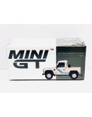 MINI GT 1/64 SCALE DIE-CAST MODEL CAR MGT00338 - LAND ROVER DEFENDER 90 PICKUP - WHITE - MGT00338