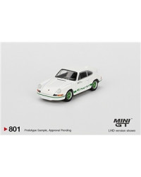 MINI GT 1/64 SCALE DIE-CAST MODEL CAR MGT00801R- PORSCHE 911 CARRERA RS 2.7 WHITE - MGT00801R