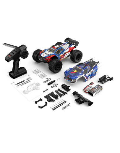 MJX RC 1/14 SCALE BRUSHLESS REMOTE CONTROL CAR - 14212 - HYPER GO TRUGGY
