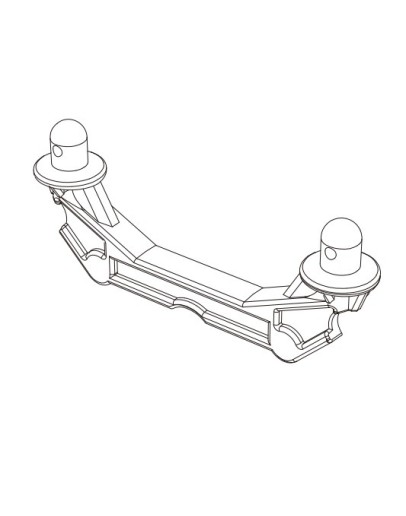 MJX RC SPARE PART - 14280B - FRONT BODY PILLARS
