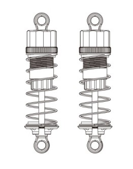 MJX RC SPARE PART - 14500B - OIL FILLED SHOCK (REAR)