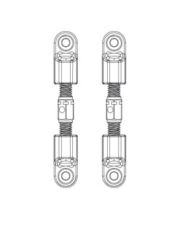 MJX RC SPARE PART - 16431 - STEERING LINKAGE (2PCS)