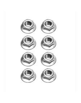 MJX RC SPARE PART - M40 - M4 Wheel Lock Nut (8Pcs)