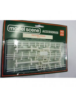 MODELSCENE PLASTIC KITS - OO/HO SCALE - MS5027 - RAIL FENCE MS5027