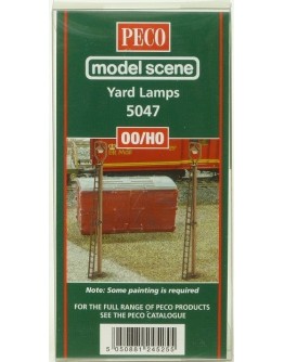 MODELSCENE PLASTIC KITS - OO/HO SCALE - MS5047 - YARD LAMPS MS5047