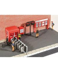 MODELSCENE PLASTIC KITS - OO/HO SCALE - MS5053 - PLATFORM ACCESS MODERN ERA MS5053