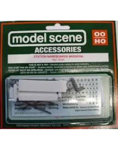 MODELSCENE PLASTIC KITS - OO/HO SCALE - MS5095 - STATION NAME BOARDS MS5095