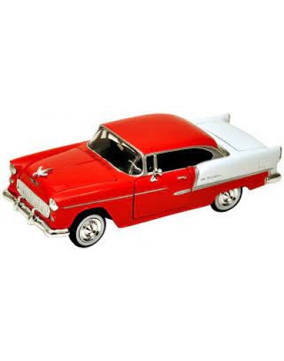 MOTOR MAX 1/24 DIE CAST AUTO 73229 - 1955 BEL AIR MX73229