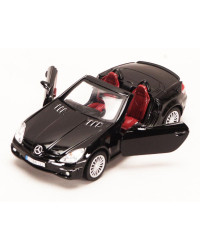 MOTOR MAX 1/24 DIE CAST AUTO - 73292 2004 MERCEDES-BENZ SLK55 AMG - BLACK - MX73292