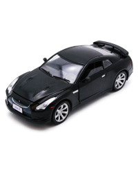 MOTOR MAX 1/24 DIE CAST AUTO - 73384 2008 NISSAN GT-R R35 - BLACK - MX73384