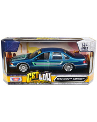 MOTOR MAX 1/24 DIE CAST AUTO - 79022 1993 CHEVROLET CAPRICE - BLUE - MX79022