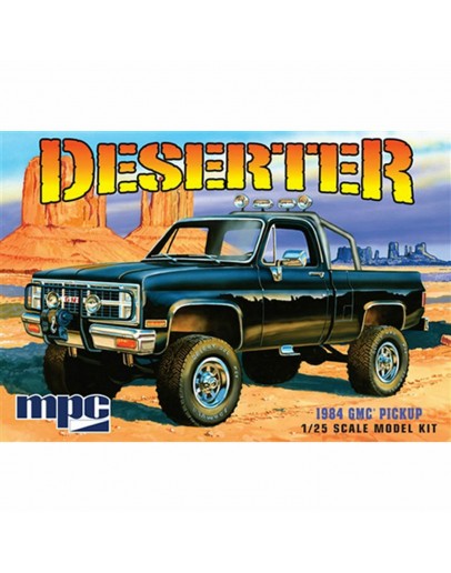 MPC 1/25 SCALE PLASTIC MODEL KIT - 848 - 1984 GMC Pickup (Black) MPC848 