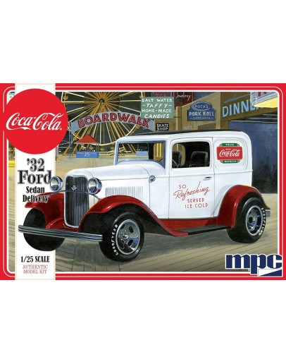 MPC 1/25 SCALE PLASTIC MODEL KIT - 902 - COCA-COLA SERIES 1932 FORD SEDAN DELIVERY VAN MPC902