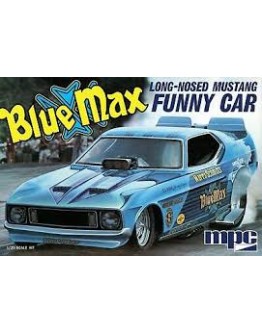 MPC 1/25 SCALE PLASTIC MODEL KIT - 930 BLUEMAX MUSTANG FUNNY CAR MPC930