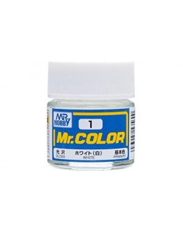 MR HOBBY MR COLOR LACQUER - C-001 Gloss White