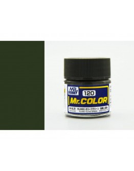 MR HOBBY MR COLOR LACQUER - C-120 Semi-Gloss RLM80 Olive Green (German Aircraft)