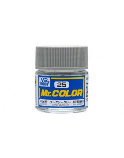 MR HOBBY MR COLOR LACQUER - C-025 Semi-Gloss Dark Sea Gray