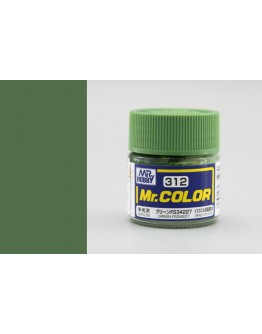 MR HOBBY MR COLOR LACQUER - C-312 Semi-Gloss Green (Federal Standard FS34227)