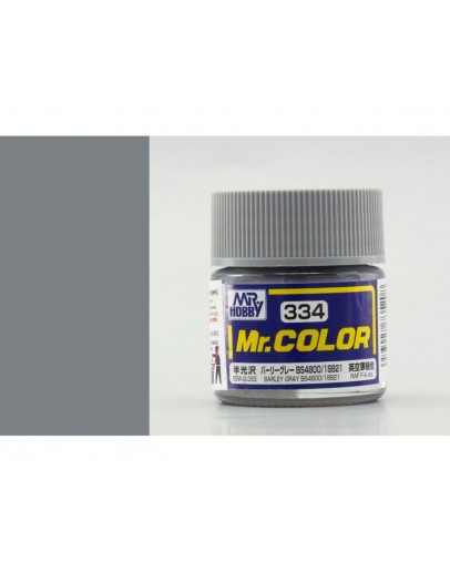 MR HOBBY MR COLOR LACQUER - C-334 Semi-Gloss Barley Gray (BS4800/18821)