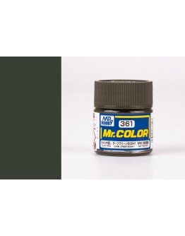 MR HOBBY MR COLOR LACQUER - C-361 Flat 75% Dark Green BS641
