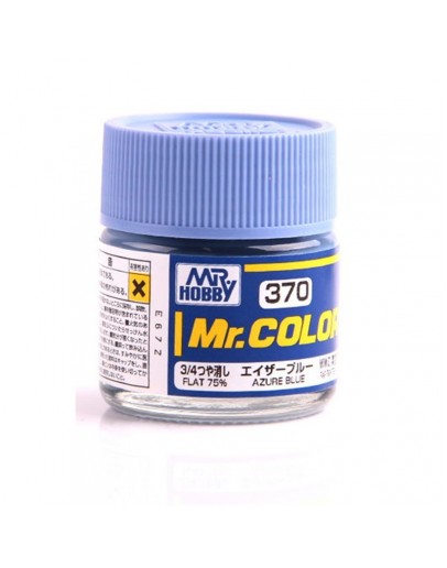 MR HOBBY MR COLOR LACQUER - C-370 Flat 75% Azure Blue