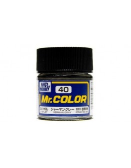 MR HOBBY MR COLOR LACQUER - C-040 3/4 Flat German Gray