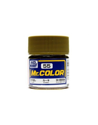 MR HOBBY MR COLOR LACQUER - C-055 Flat Khaki