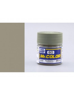 MR HOBBY MR COLOR LACQUER - C-060 Semi-Gloss RLM02 Gray