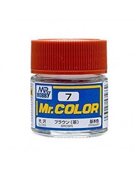 MR HOBBY MR COLOR LACQUER - C-007 Gloss Brown