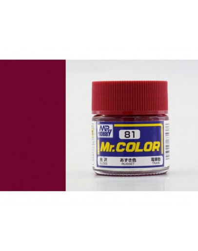 MR HOBBY MR COLOR LACQUER - C-081 Gloss Russet