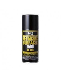 MR HOBBY - B526 - MR FINISHING SURFACER 1500 BLACK - SPRAY