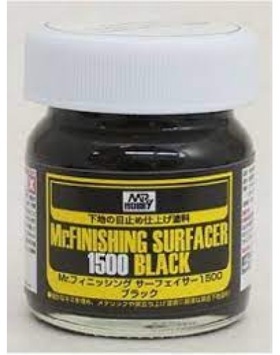 MR HOBBY - SF288 - MR FINISHING SURFACER 1500 - BLACK