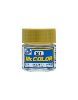 MR HOBBY MR COLOR LACQUER - C-021 Semi-Gloss Middle Stone