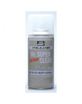 MR HOBBY - B523 - MR SUPER CLEAR UV CUT MATT - MATT FINISHING SPRAY