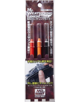MR HOBBY - PP201 - Mr Weathering Liner Rust Set