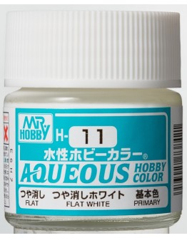 MR HOBBY AQUEOUS PAINT - H-011 Flat White