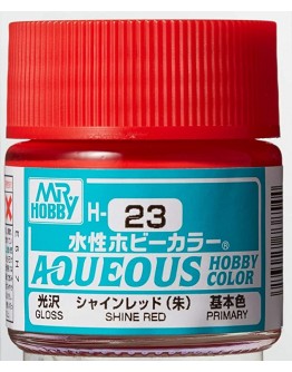 MR HOBBY AQUEOUS PAINT - H-023 Gloss Shine Red