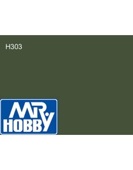 MR HOBBY AQUEOUS PAINT - H-303 Semi-Gloss Green (FS 34102)