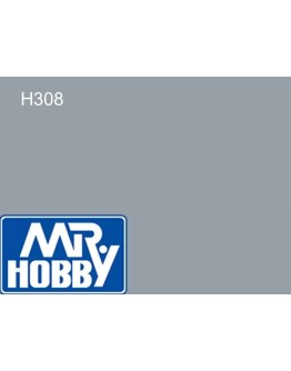 MR HOBBY AQUEOUS PAINT - H-308 Semi-Gloss Gray (FS 36375)