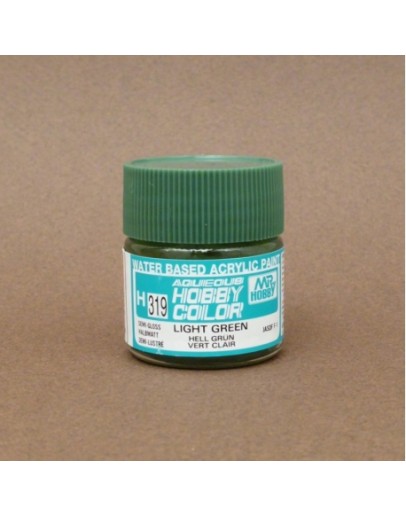 MR HOBBY AQUEOUS PAINT - H-319 Semi-Gloss Light Green