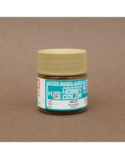 MR HOBBY AQUEOUS PAINT - H-341 Flat Mud